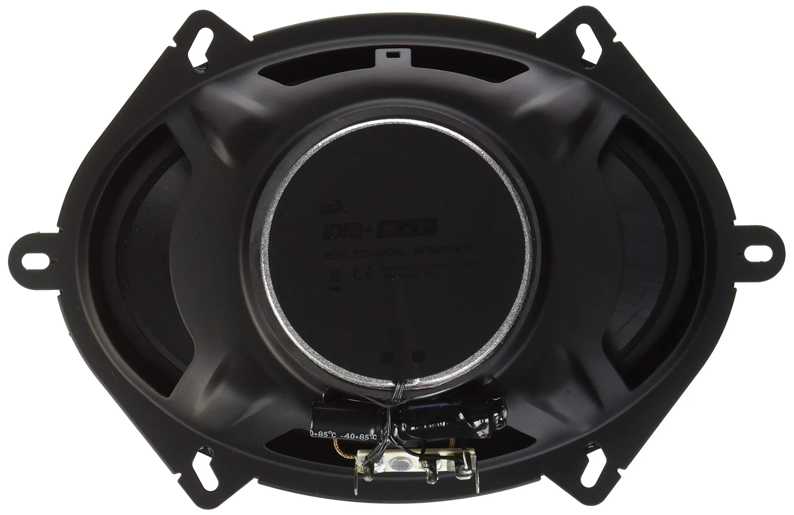 POLDB572 Polk Audio DB572 DB+ Series 5"x7" Coaxial Speakers with Marine Certification, Black