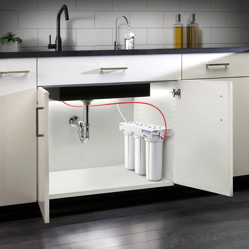 APEC - Super Capacity 3 Stage Under Counter Water Filtration System (WFS-1000)