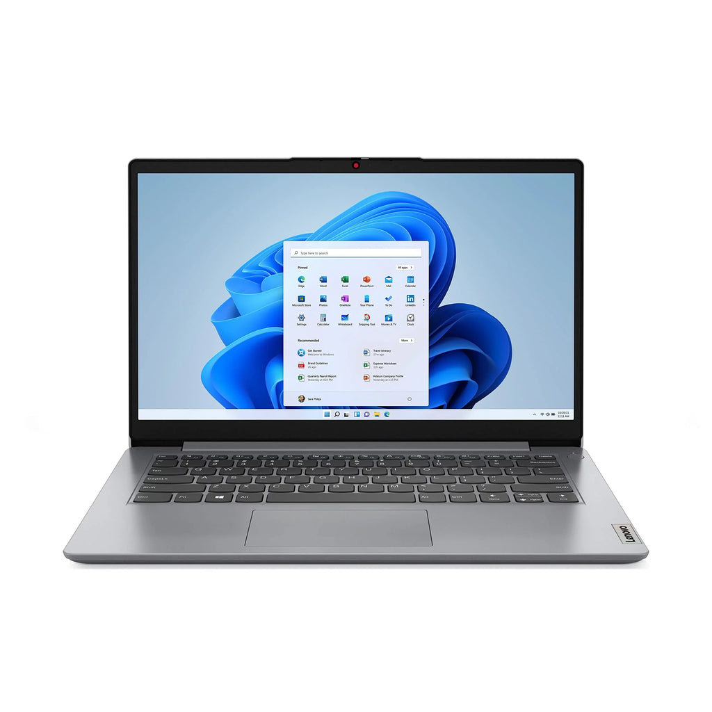Lenovo 2022 Newest Ideapad 1i Laptop, 14 inch HD Display, Quad-Core Processor, 4GB RAM, 256GB Storage, Wi-Fi 6, Bluetooth, Cloud Grey, Windows 11 Home in S Mode