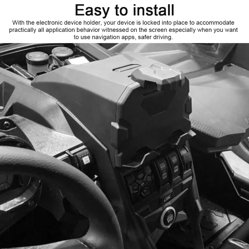 Pristin Storage Box,Easy Installation Device Am Maverick X3 Car Interior Box Auto Internal Installation Device Car Can Am Maverick Device Car Interior Internal Fit 2017-2022 Fit 2017-2022 Can QAHM