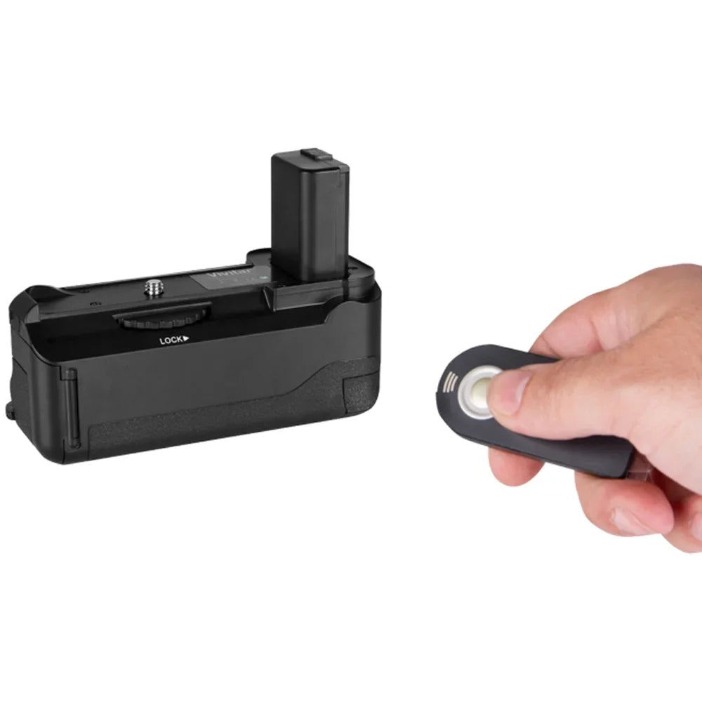 Vivitar Deluxe Power Battery Grip for Sony Alpha A6300 + A6500 Camera with Wireless Remote