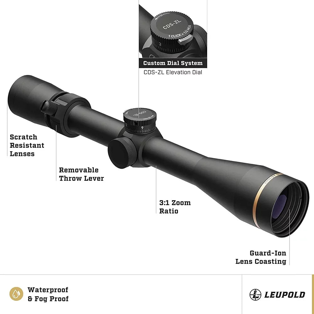LEUPOLD VX-3HD 4.5-14x40 1in CDS-ZL Duplex Riflescope (180619)
