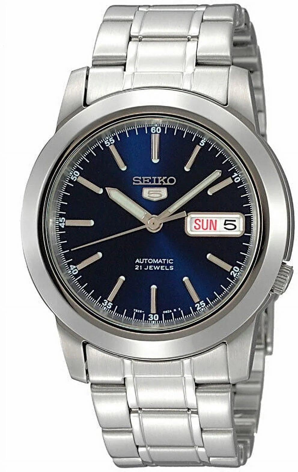 Seiko Men's SNKE51K1S Stainless-Steel Analog with Blue Dial Watch