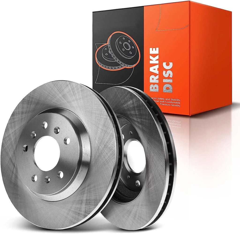 A-Premium Front Disc Brake Rotors Set Matching with Chevrolet Impala 2006-2013 Impala Limited 2014-2016 Monte Carlo 2006-2007 Buick Lucerne
