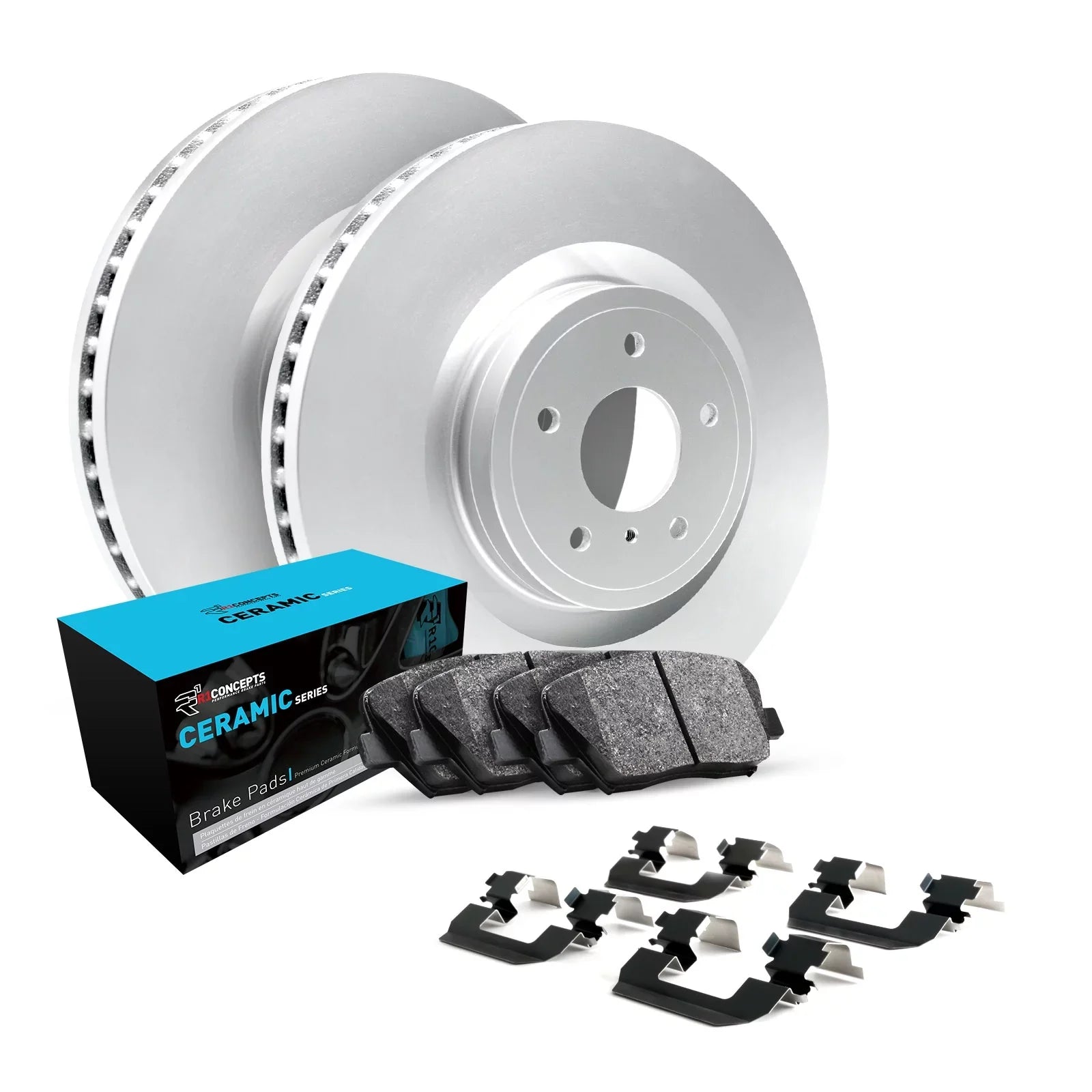 R1 Concepts Wdwh1 42031 R1 Concepts Brake Rotor Carbon Coated With Ceramic Pads Fits select: 2014-2022 JEEP CHEROKEE, 2015-2017 CHRYSLER 200
