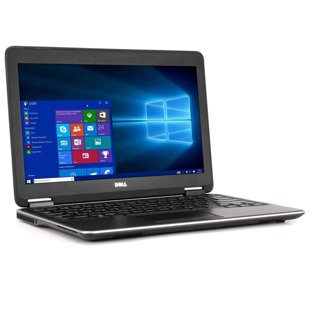 Used E7240 Laptop i5 Dual Core Gen 4 4GB RAM 128GB SSD Windows 10 Home 64 Bit