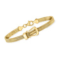 Ross-Simons Italian 18kt Gold Over Sterling Snake-Chain Clasp Bracelet, Women's, Adult