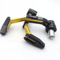 HTT-MOTOR Motorcycle Adjustable Angel Length Gold Black Total CNC 22mm Protector Proguard Pro Brake Clutch Lever Protect Guard For Suzuki GSX GSXR Hayabusa RM DR Kawasaki Ninja Aprilia Climber
