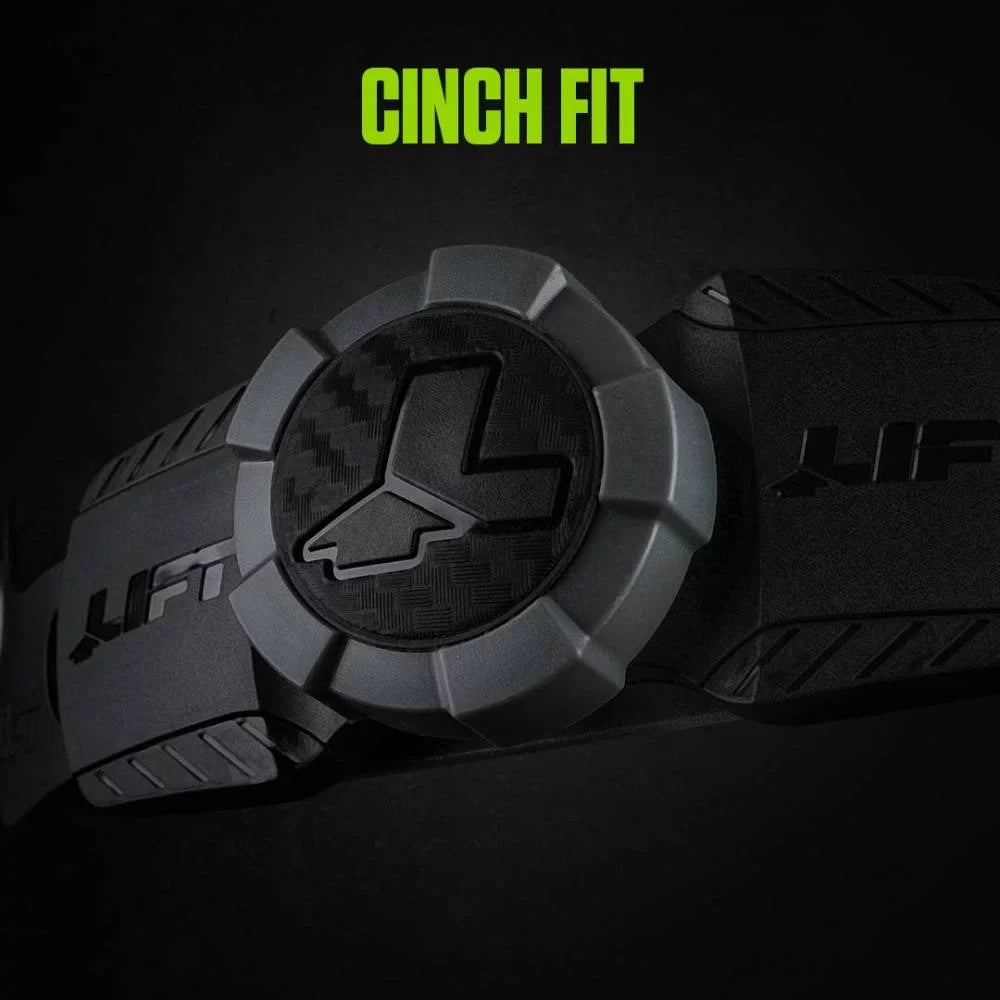 Lift Safety Hard Hat Dax Gloss Black Carbon Fiber Cap Style