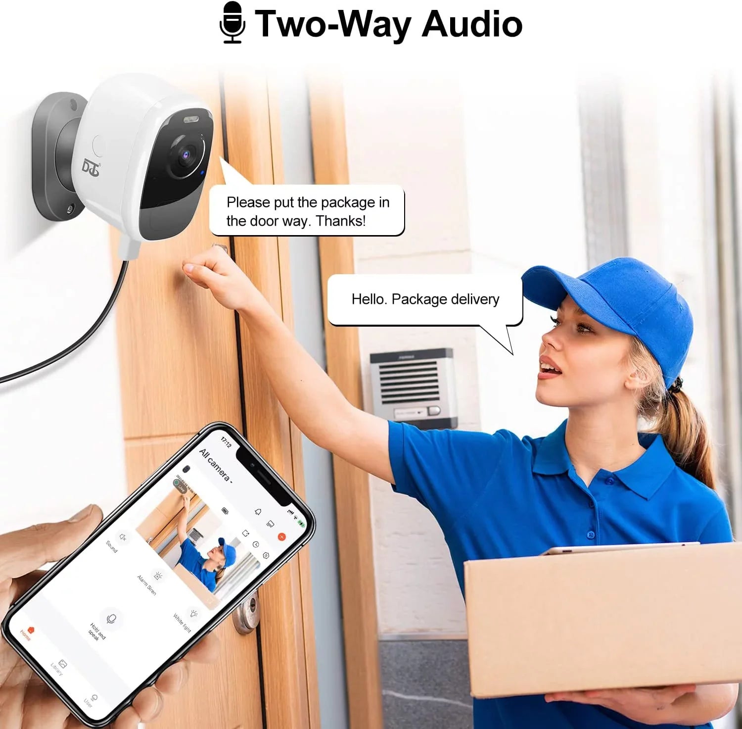 YUNWEN Solar Camera Outdoor Wireless: Magnetic WiFi 4MP Security Camera Battery Powered PIR/AI Motion Detection Two-Way Talk Spotlight Siren Alarm IP66 Waterproof Cloud/SD Storage