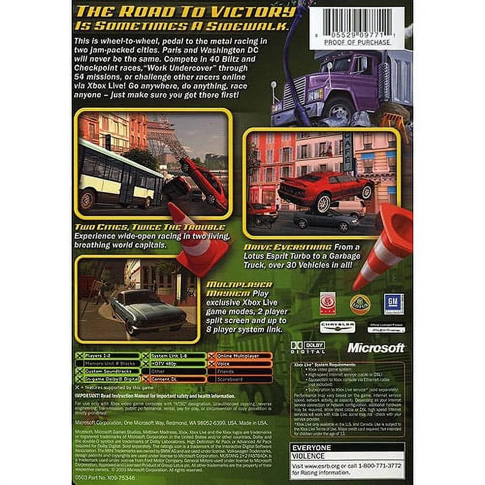 Microsoft Midtown Madness - Xbox - DVD - English