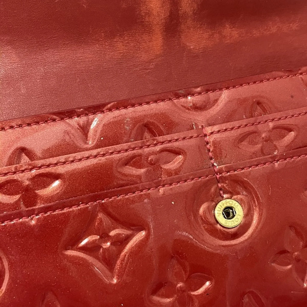Pre-Owned Louis Vuitton Monogram Vernis Portefeuille Sarah M93530 Long Wallet Women's (Good)