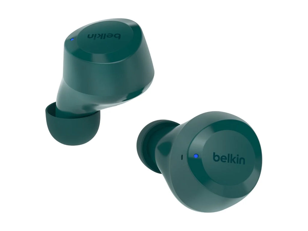 Belkin SoundForm™ Bolt, True Wireless Earbuds, Wireless Charging, IPX5 Sweat and Water Strong USB-C, Up to 28 Hours of Battery Life, iPhone, Galaxy, Pixel and More - Teal