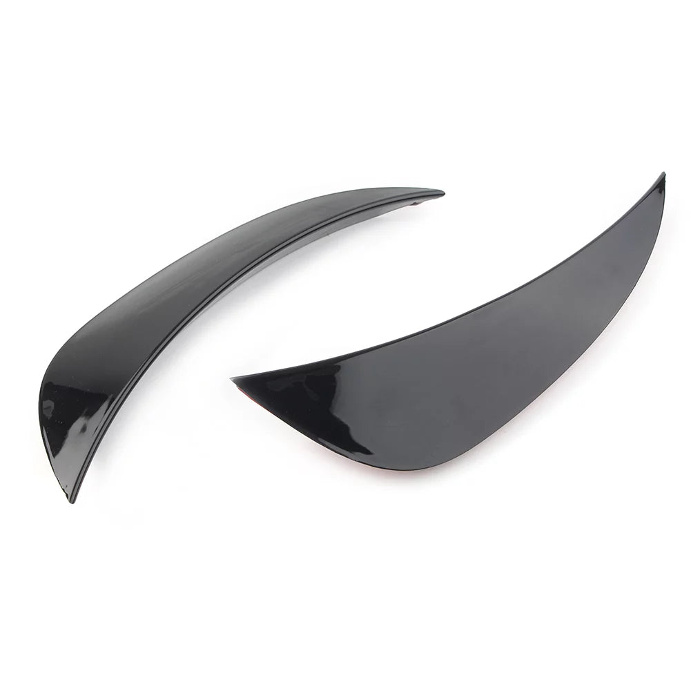 ZS Auto Front Bumper Air Vent Protection Trim Glossy Black ABS For Mercedes Benz W205 AMG C-Class C180 C200 C300 C400 2015 2016 2017 2018