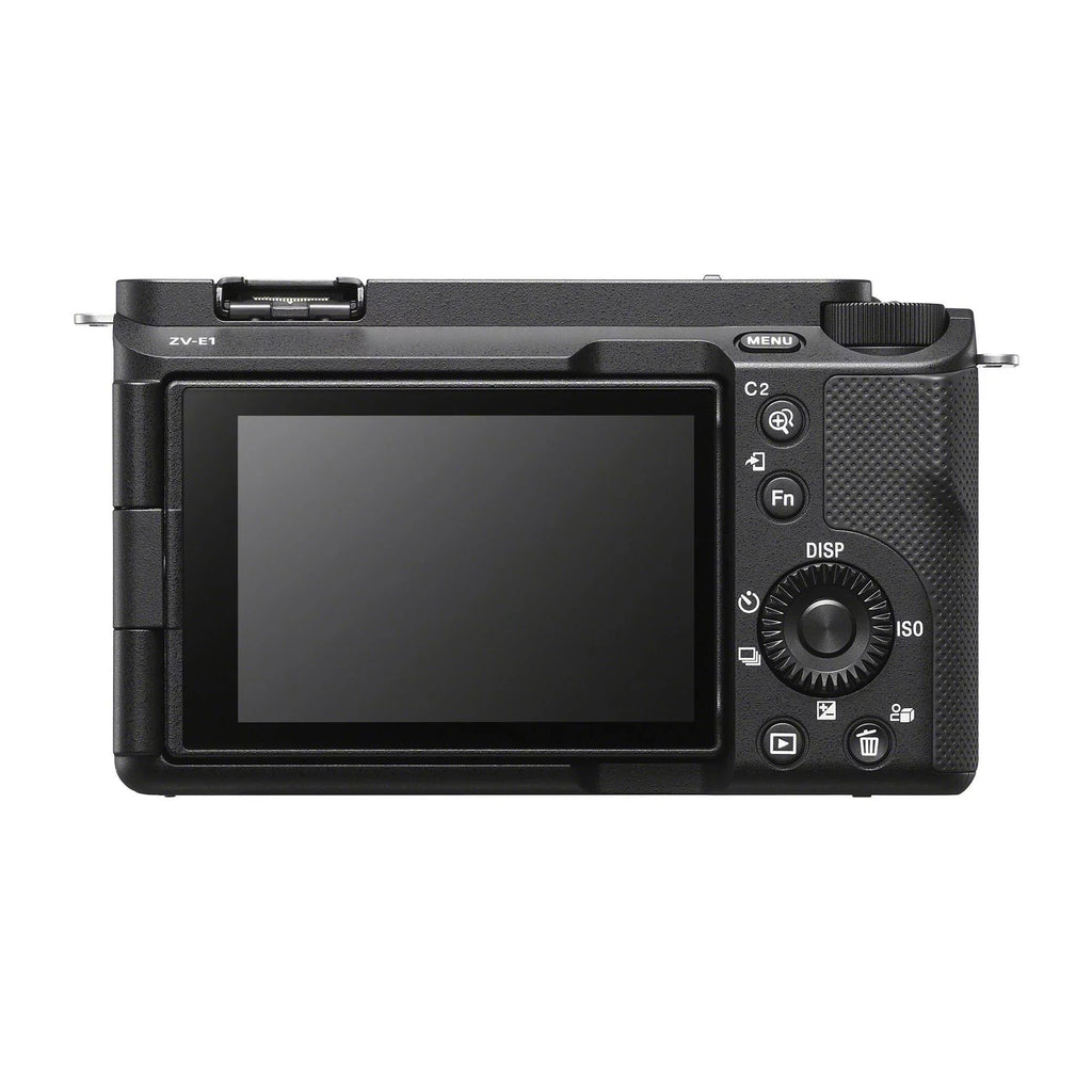 Sony Alpha ZV-E1 Mirrorless Camera with 50mm Lens (ILCZV-E1/B, Black) Bundle