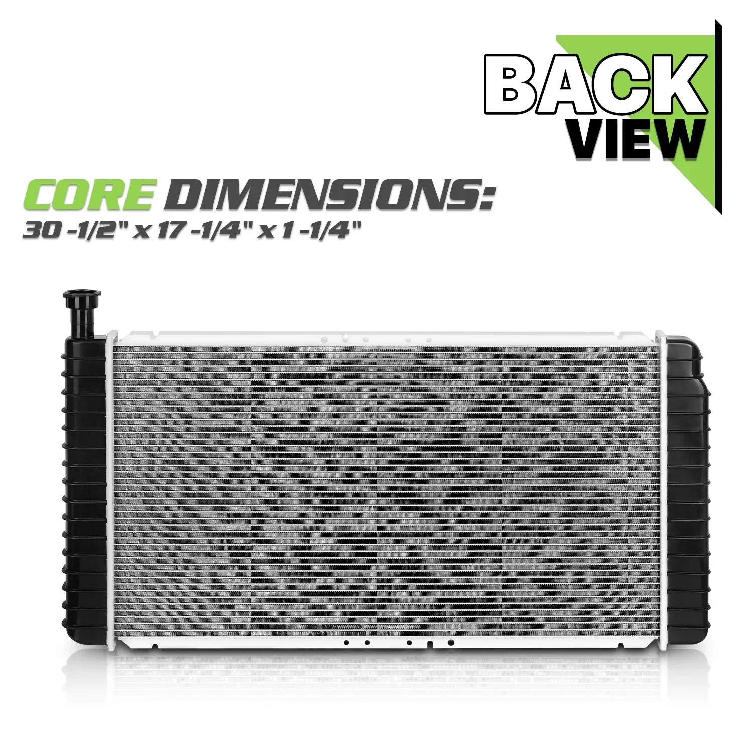 Magshion 2044 Aluminum Radiator OE Replacement for Chevrolet Cargo Van (1997-1999),GMC Savana 1500/2500 (1996-2002) 4.3L 5.0L 5.7L AT