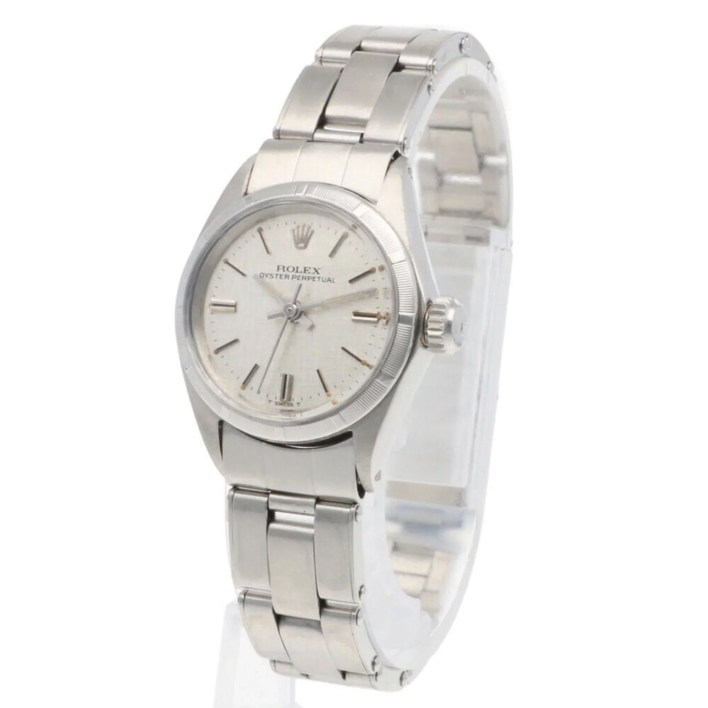 Pre-Owned Rolex Oyster Perpetual Watch Stainless Steel 6623 Automatic Winding Women's ROLEX (Fair)