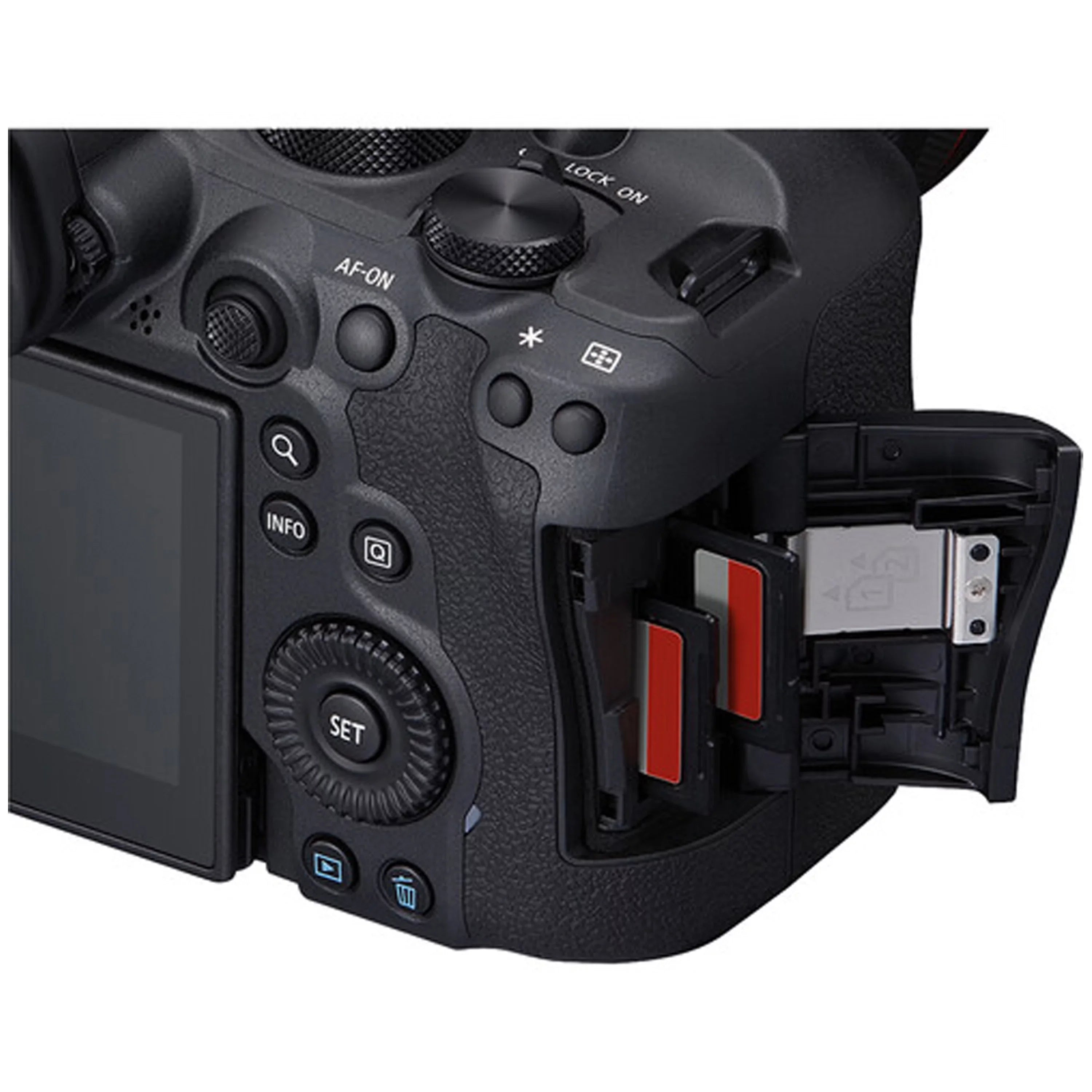 Canon EOS R6 Mark II Mirrorless Camera with Canon RF 24-105mm f/4 L IS USM Lens + 2pc 64GB Memory Cards + LED Video Light + Spare Battery + Case & More