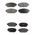 Front Rear Semi-Metallic Brake Pads Kit For 2019-2021 Mazda CX-3 KPF-100476
