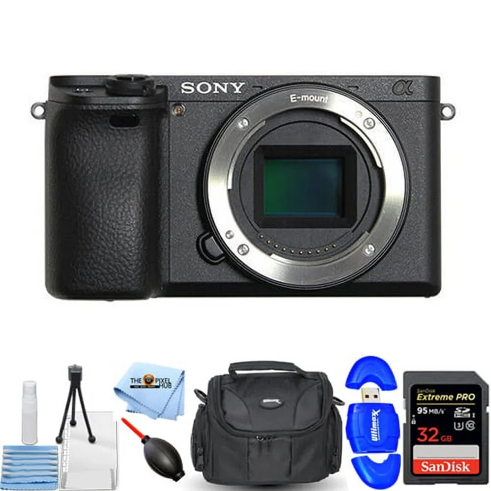 Sony Alpha a6400 Mirrorless Digital Camera (Body Only) - Essential 32GB Bundle