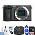 Sony Alpha a6400 Mirrorless Digital Camera (Body Only) - Essential 32GB Bundle