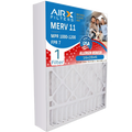 16x28x6 Air Filter MERV 11 Comparable to MPR 1000, MPR 1200 & FPR 7 Fitting with Aprilaire 401 Premium USA Made 16x28x6 Furnace Filter 1 Single Filter by AIRX FILTERS WICKED CLEAN AIR.