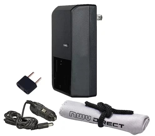 Sony Handycam HDR-CX110 Off Camera 'ligent' Rapid Charger + Nwv Direct Microfiber Cleaning Cloth.