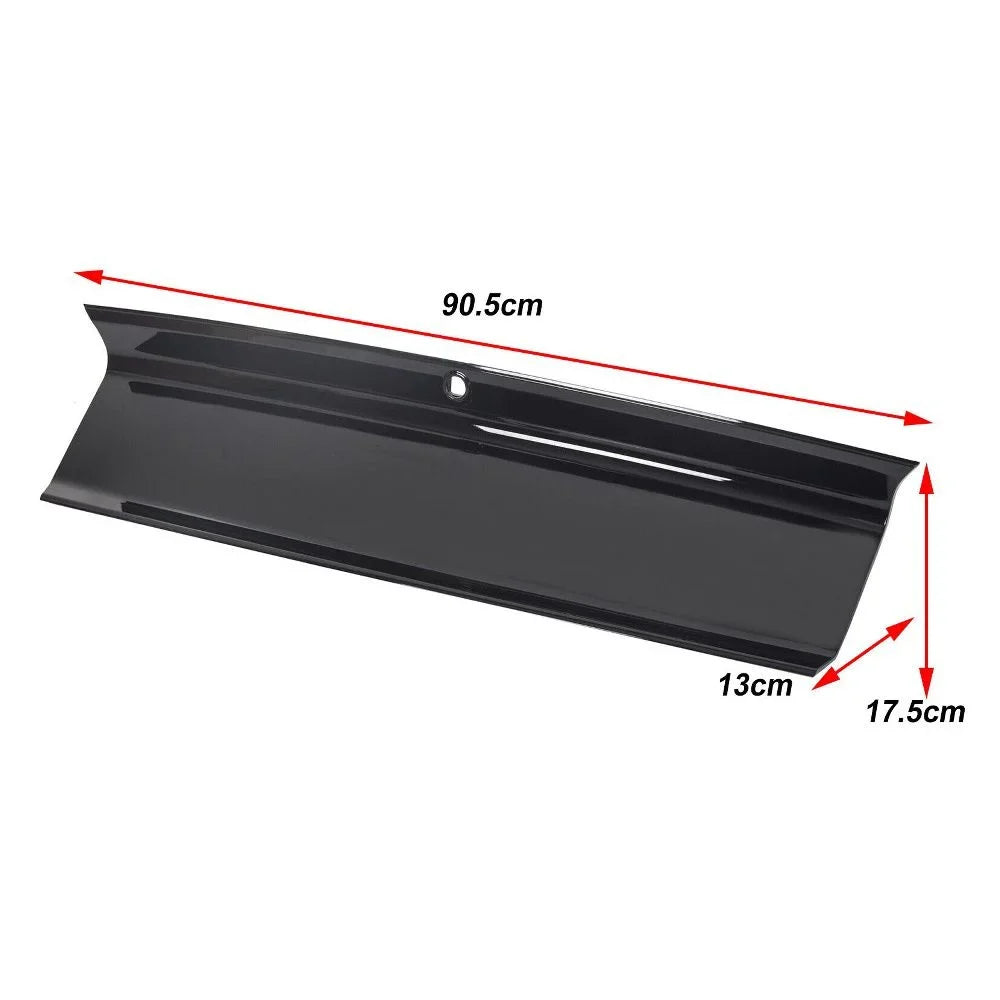 Teledu Rear Glossy Black Trunk Panel Decklid Trim Wrap For 2015-2020 Ford Mustang GT