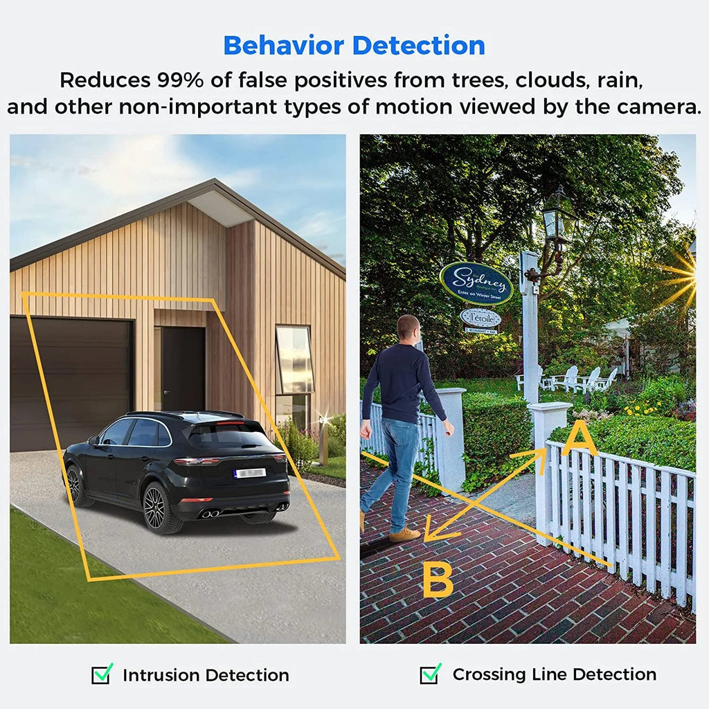 Hiseeu PoE Security Camera System,8PCS 5MP IP Security Camera for Indoor Outdoor,4K PoE NVR 16CH Expandable with 3TB Hard Drive,Person/Vehicle Detect,Audio Video Monitoring