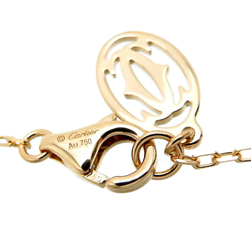 Pre-Owned Cartier 0.09ct Diamond Amour SM Ladies Necklace B7215800 750 Yellow Gold (Good)