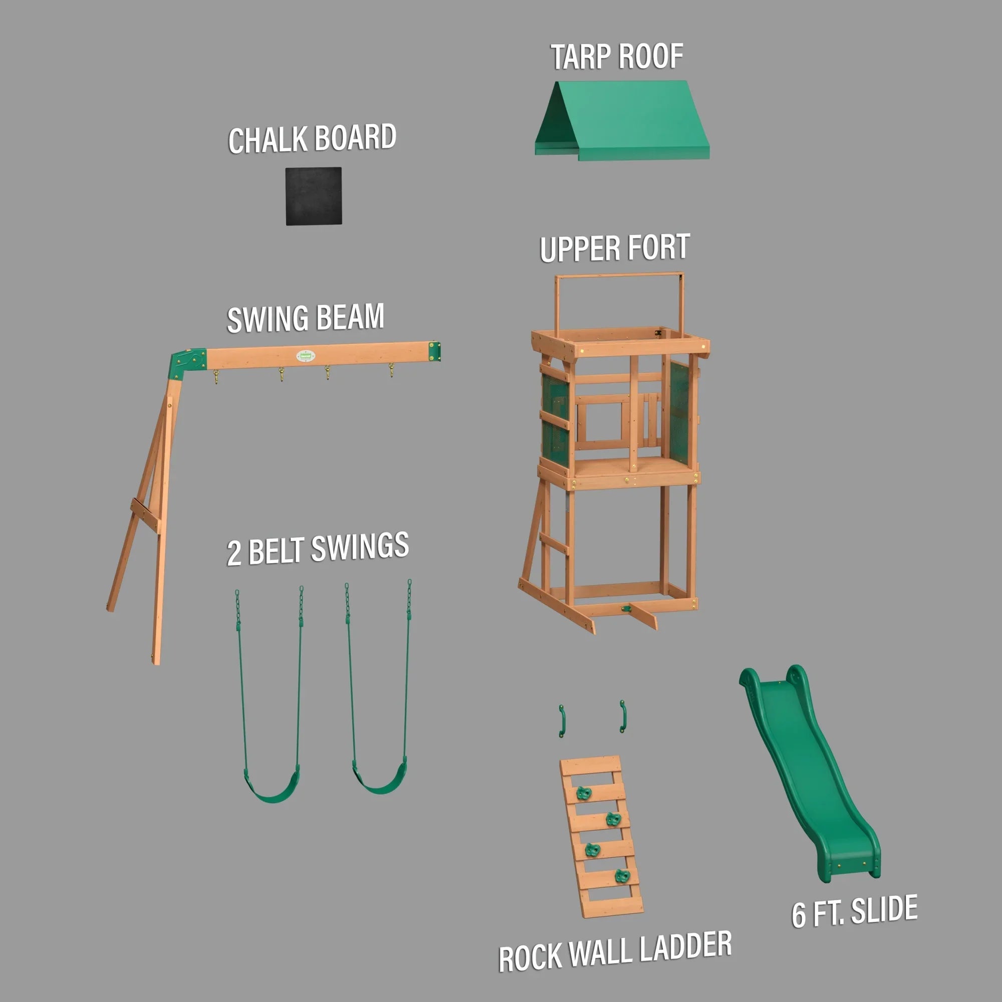 Backyard Coating Latch Hill Swing Set