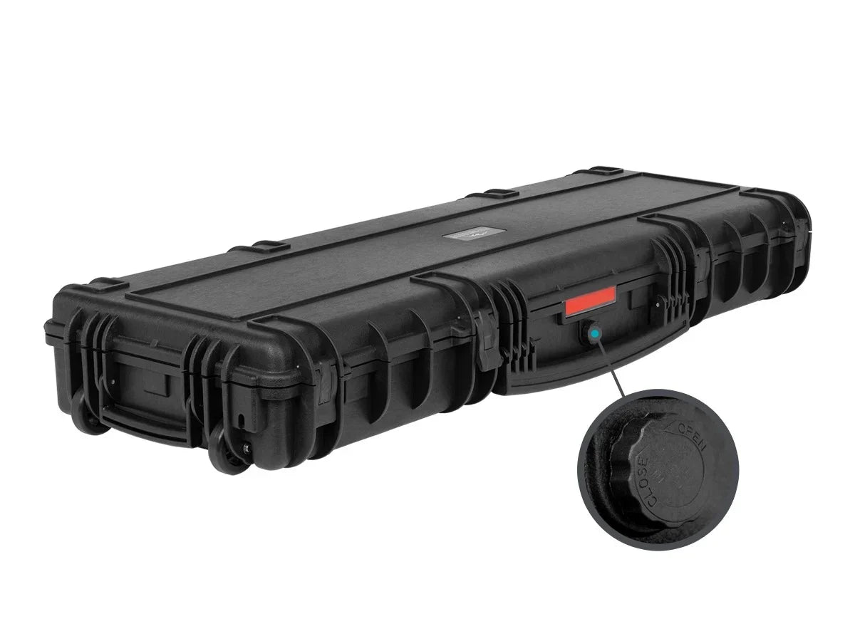Monoprice Climate Hard Case - 47in x 16in x 6in With Wheels and Customizable Foam, IP67, Shockproof, Customizable Name Plate