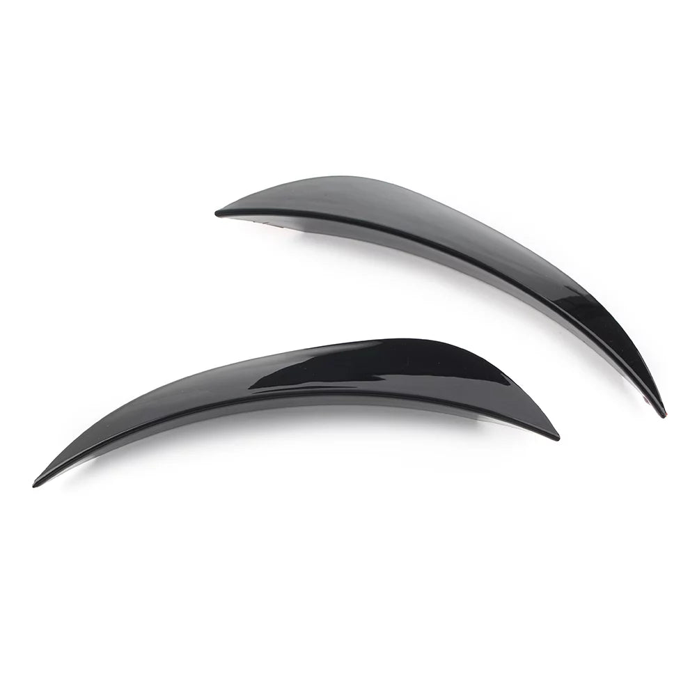 ZS Auto Front Bumper Air Vent Protection Trim Glossy Black ABS For Mercedes Benz W205 AMG C-Class C180 C200 C300 C400 2015 2016 2017 2018