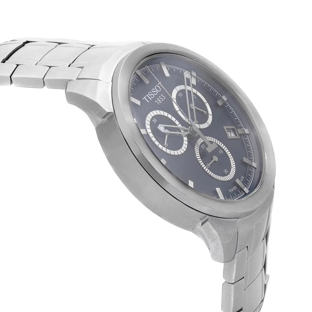 Tissot T-Sport 43mm Titanium Blue Dial Mens Quartz Watch T069.417.44.041.00