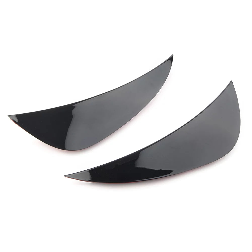 BFY Car Front Bumper Air Vent Shield Trim Glossy Black ABS For Mercedes Benz W205 AMG C-Class C180 C200 C300 C400 2015 2016 2017 2018