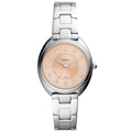 Fossil Gabby Crystal Accents Rose Gold Tone Dial Quartz Womens Watch, Black