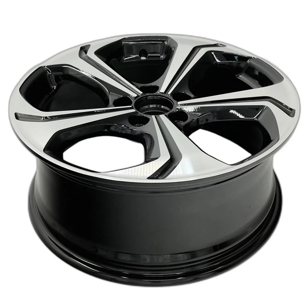 18" SET OF 4 18X7.5 Machined BLACK Wheels For 2014 2015 Honda Civic OEM Standard Replacement Rim