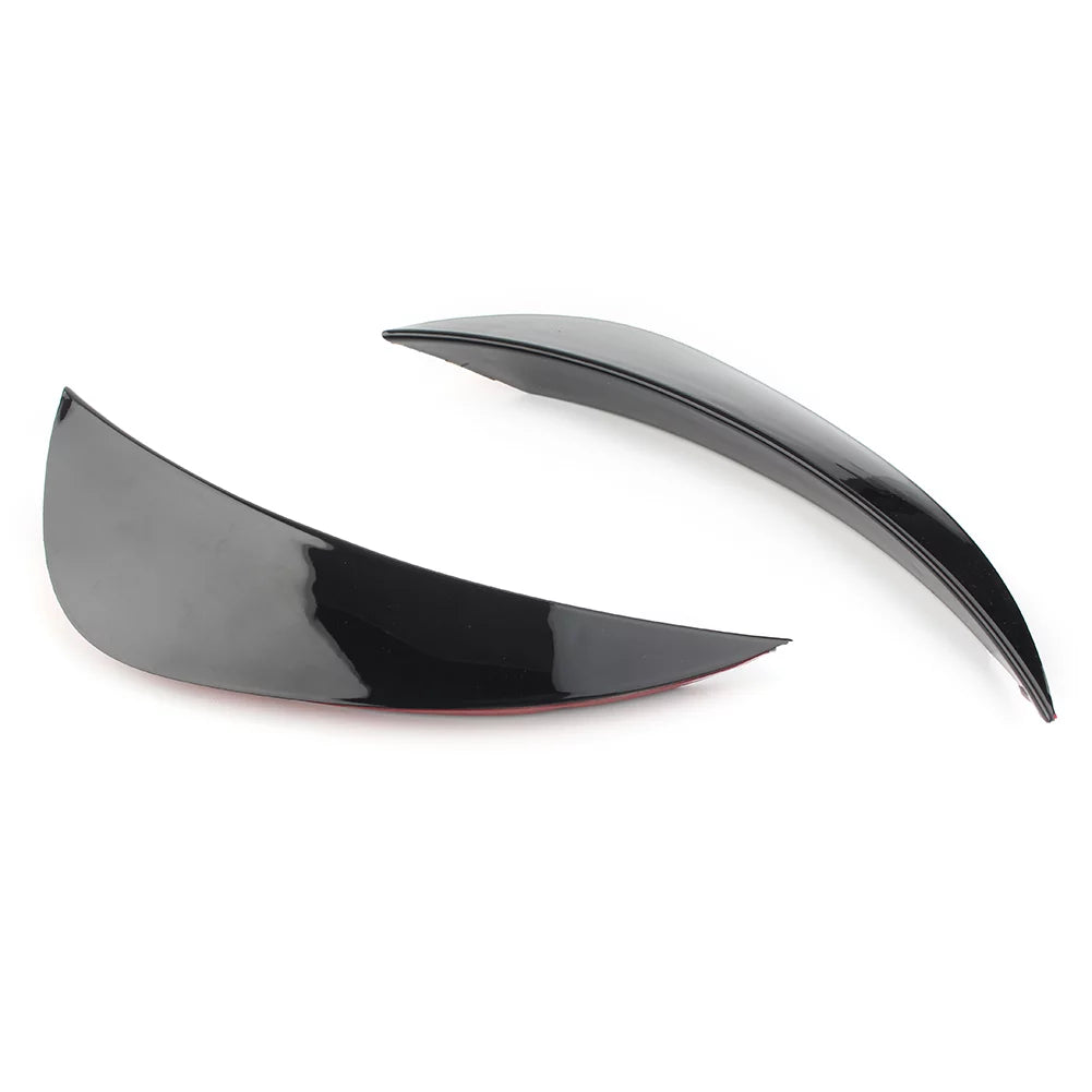 ZS Auto Front Bumper Air Vent Protection Trim Glossy Black ABS For Mercedes Benz W205 AMG C-Class C180 C200 C300 C400 2015 2016 2017 2018