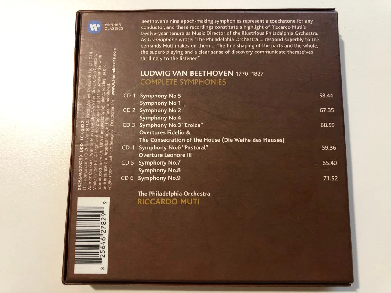 Beethoven / Riccardo Muti - Comp Symps - Classical - CD