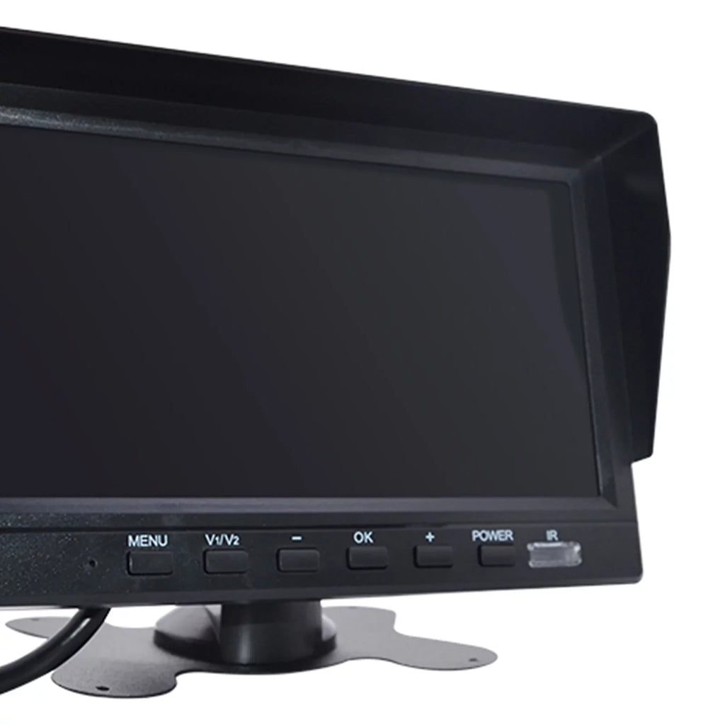 7" Monitor DVR Driving Video Recorder for RV Truck Bus+4 Rear View Backup Camera
