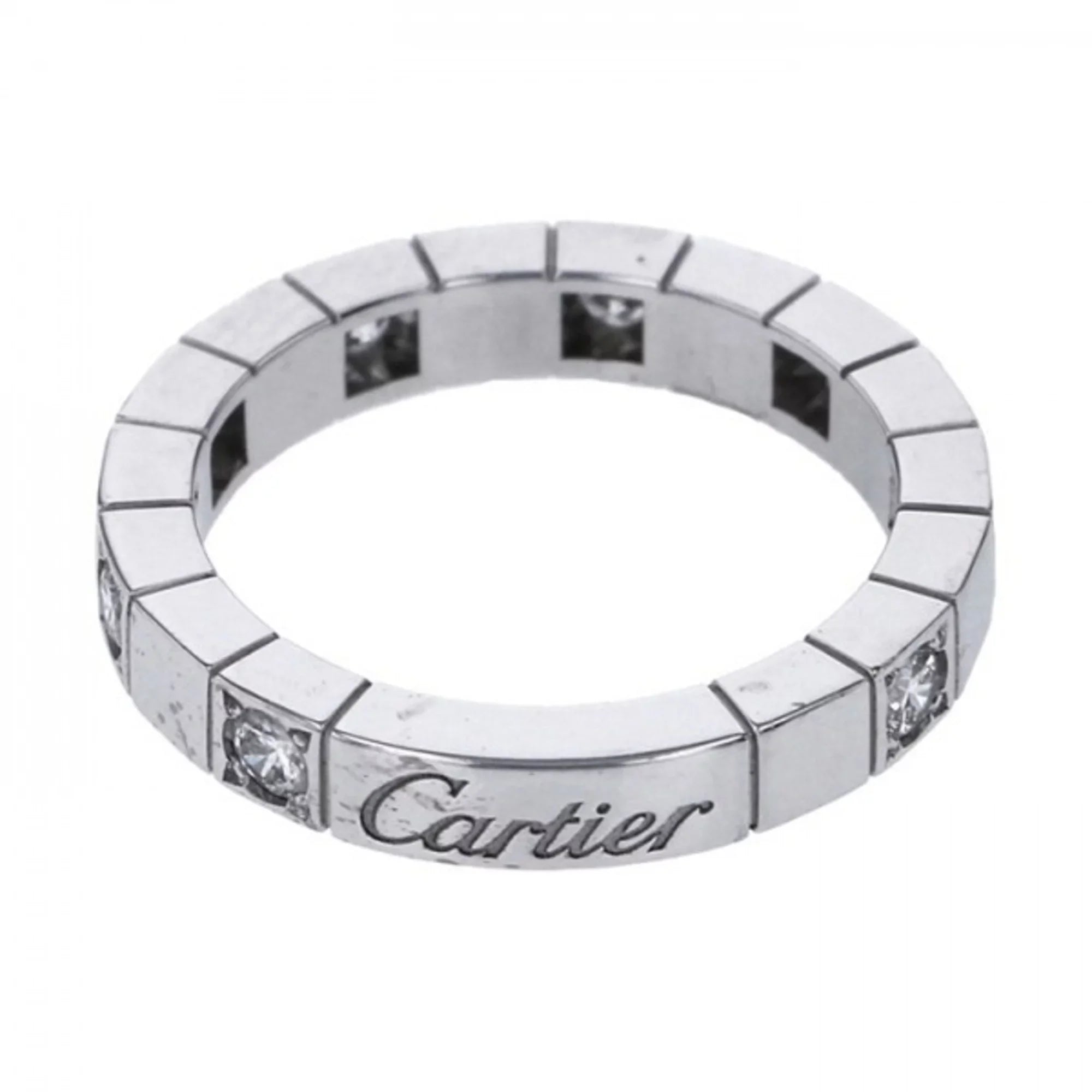 Pre-Owned Cartier Raniere Ring K18WG White Gold (Good)