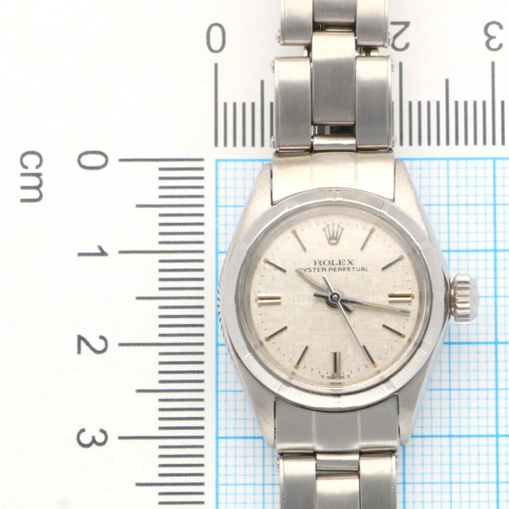Pre-Owned Rolex Oyster Perpetual Watch Stainless Steel 6623 Automatic Winding Women's ROLEX (Fair)