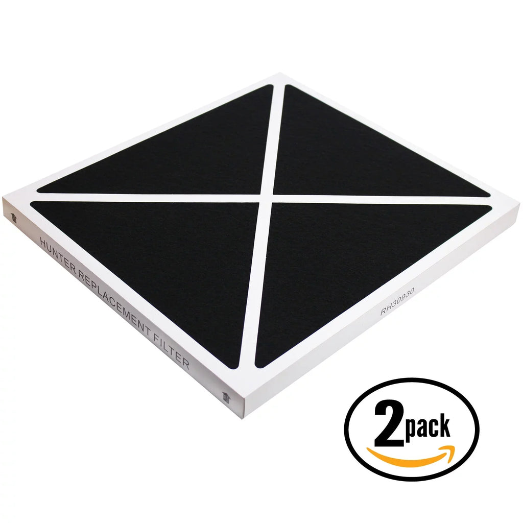 2-Pack Replacement Hunter 30250 Air Purifier Filter - Fitting Hunter 30930 Air Filter
