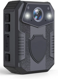 Police Security Video Body Camera - HD 1920x1080p Rechargeable Wireless Waterproof Wearable Law Enforcement Mini Surveillance Cam, Audio Video Recording, Night Vision, Motion Detector - PPBCM8