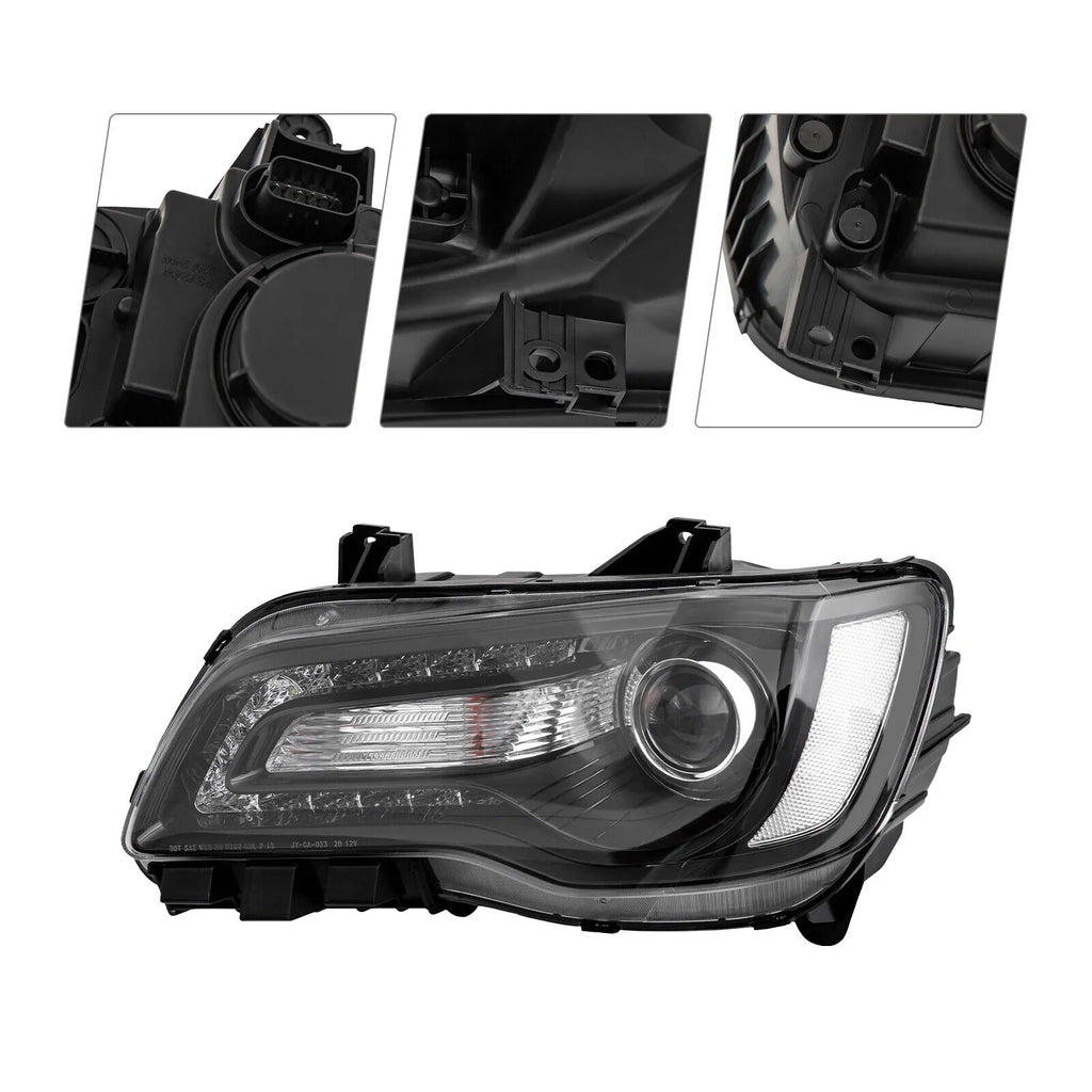 Driver Left Side Halogen Headlight Assembly for Chrysler 300 2015 2016 2017 New