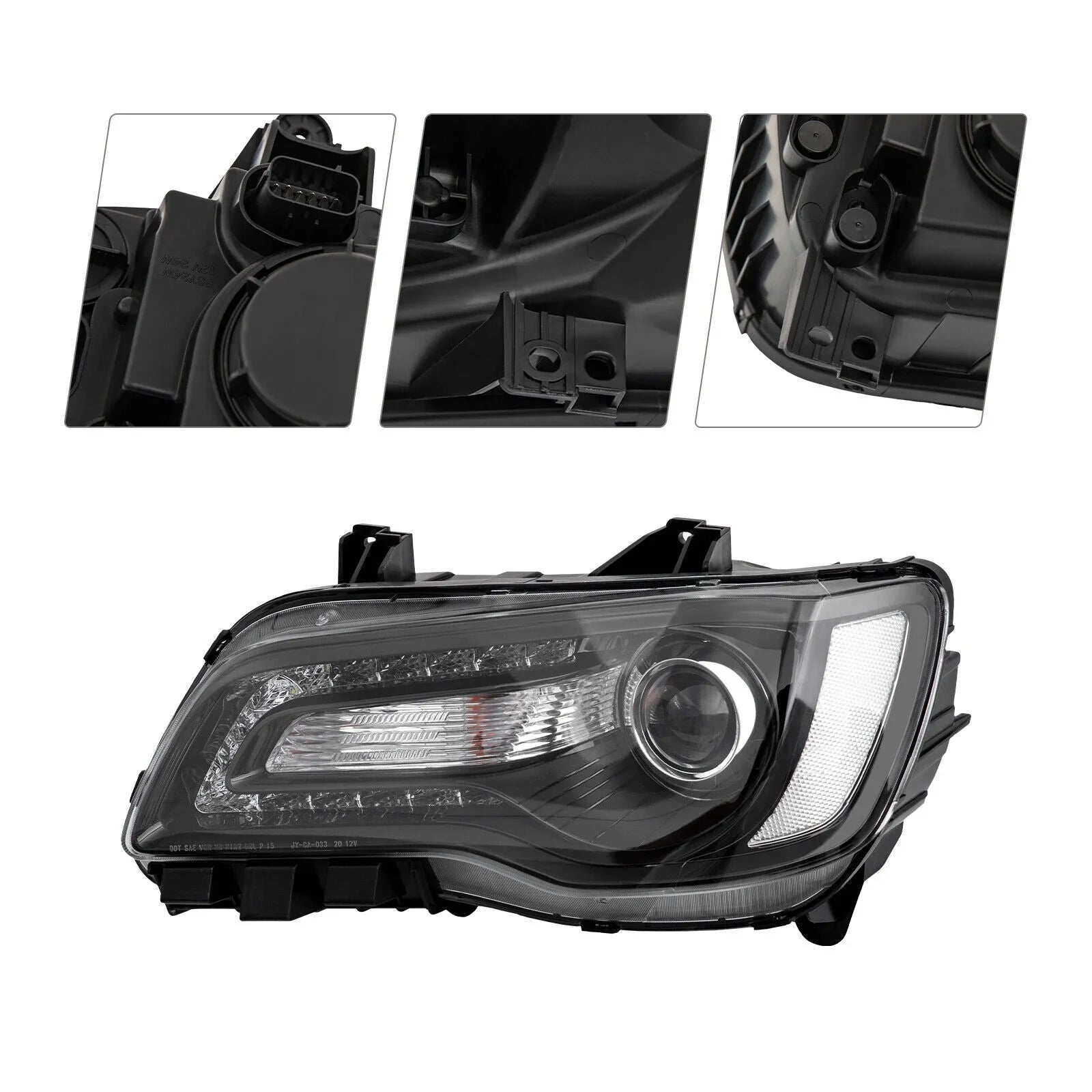 Driver Left Side Halogen Headlight Assembly for Chrysler 300 2015 2016 2017 New