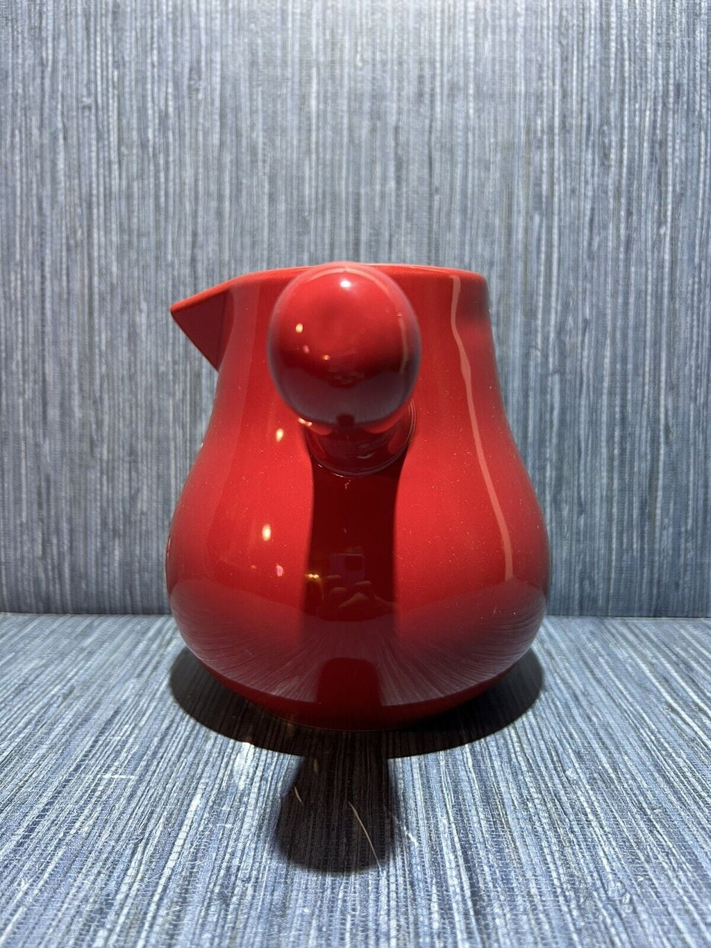 Rae Dunn HOT COCOA Pot Red Ceremic with White LL Letter Kitchen