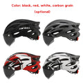 Nebublu Road Mountain Bike Riding Helmet with Lens and Brim - Stay Visible and Protected on the Road!