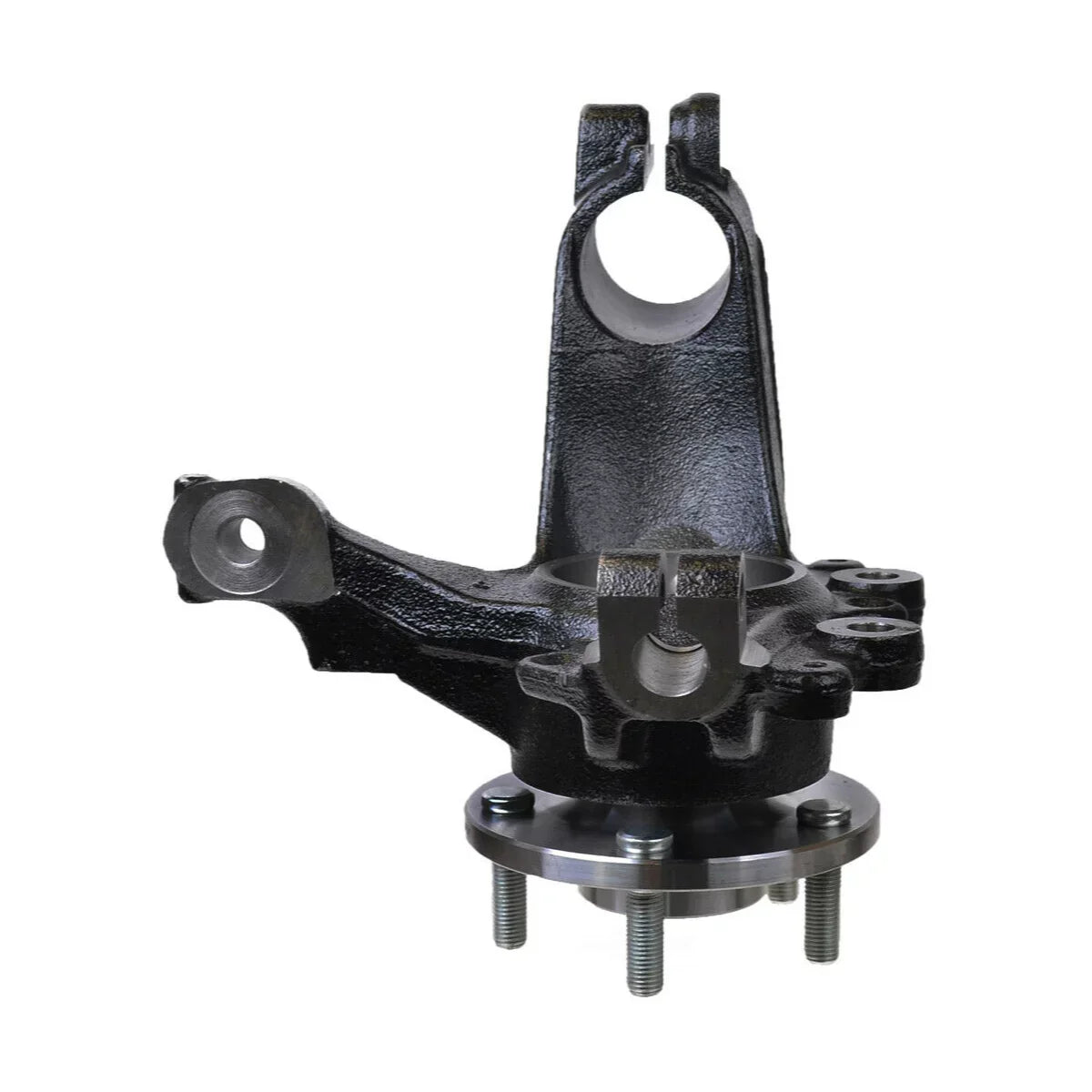 AutoShack Front Steering Knuckles and Wheel Bearing Hub Assembly 5 Lugs with ABS Set of 2 Driver and Passenger Side Replacement for 2012 2013 2014 2015 2016 2017 2018 Ford Focus 2.0L FWD