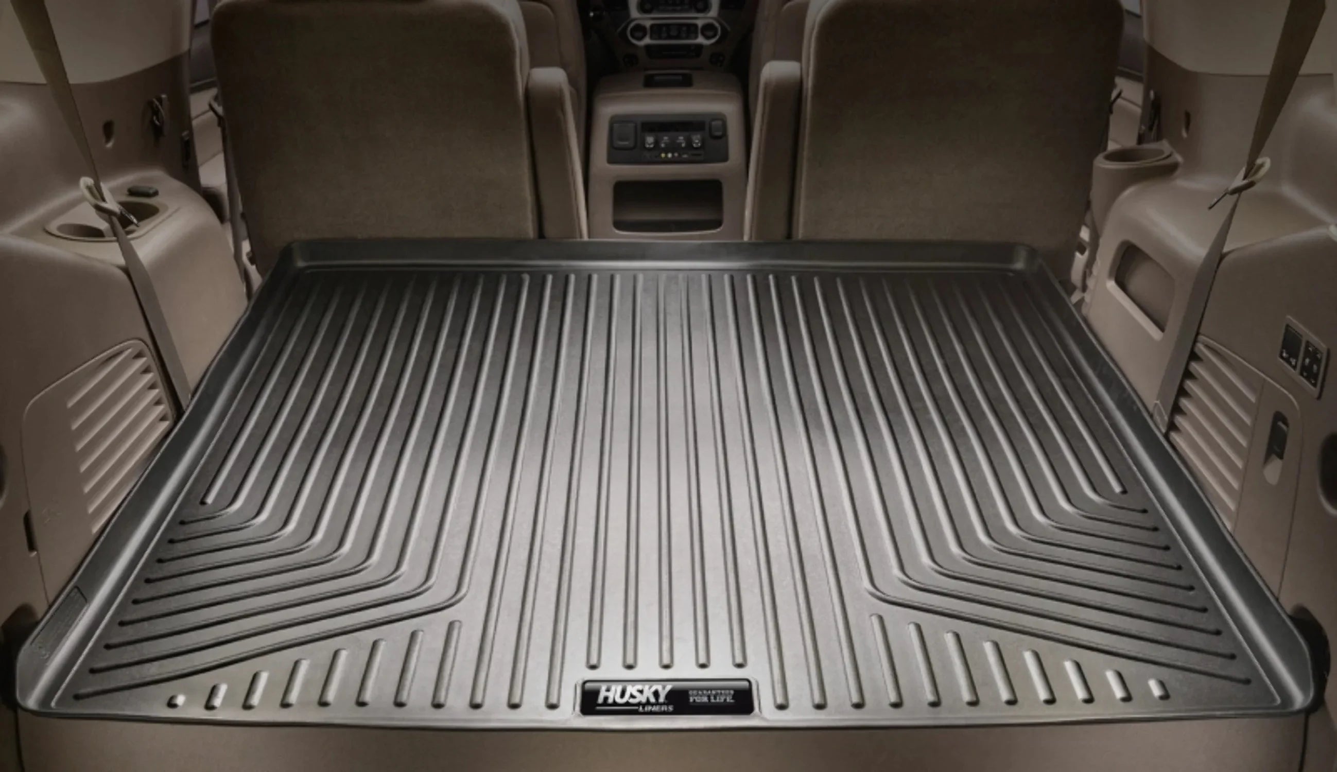 Husky by RealTruck Condition Series Cargo Liner Black Fitting with 10-22 Toyota 4Runner; Third row of Seats
